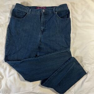 Gloria Vanderbilt Dark Blue Amanda Jeans